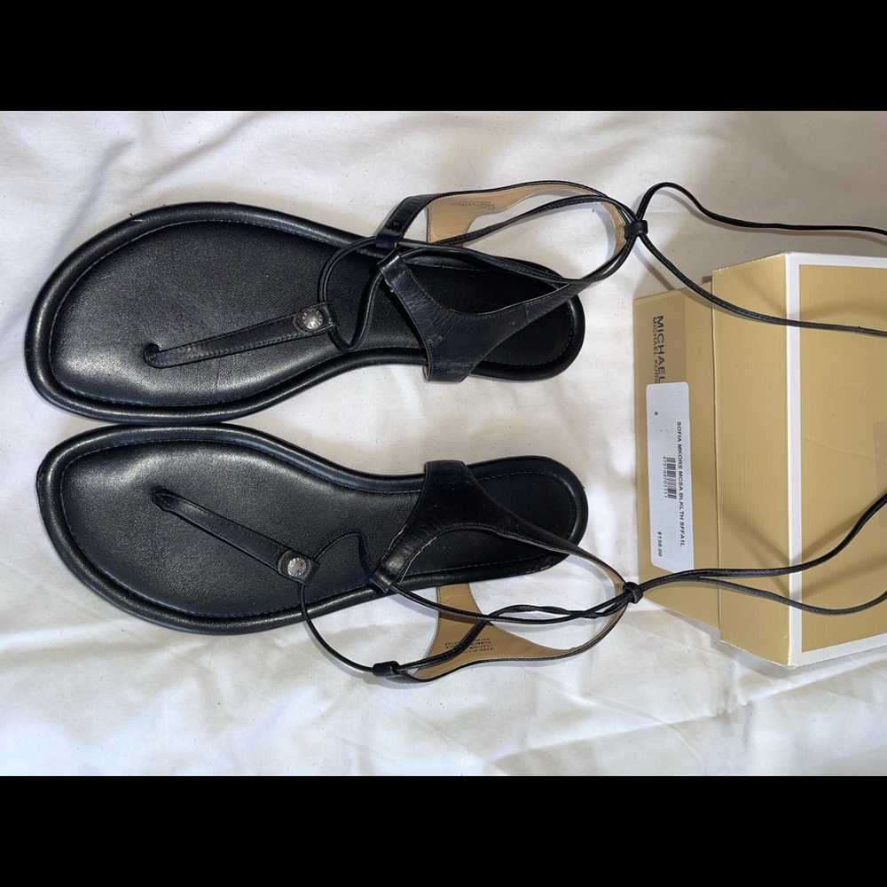Michael Kors black gladiator sandals. Size:9..